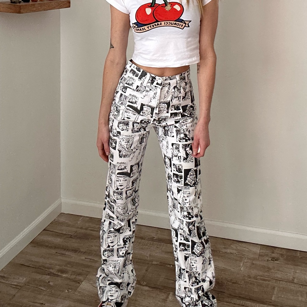 Reformation Newsprint Jeans